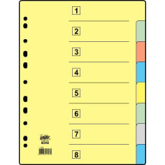 Comprar Separador Cartolina C/8 Roma 203 | Papelaria Online | Manufacturas Roma