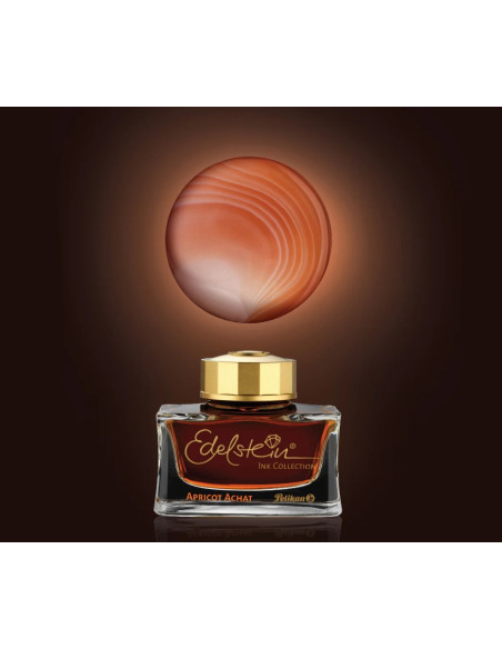 Comprar Frasco de tinta Pelikan Edelstein Apricot Achat 50 ml | Tinteiros | Pelikan Passion