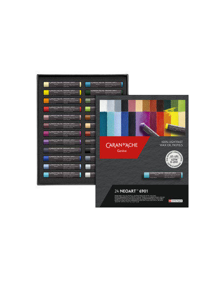 Comprar Neoart Caran d´Ache  Cx. C/24 Cores | Pastel a Óleo | Caran d Ache