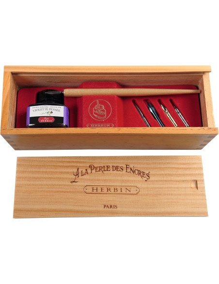 Comprar Set de Caligrphia Violette Pensée Herbin | Canetas Aparo | Jacques Herbin