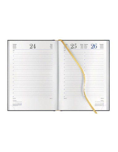 Agenda Semanal 17 X 24 Madrid Preta  A24MadridPR