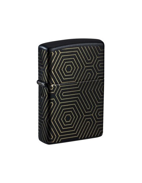 Zippo Premiums Black Matte Laser 60007401