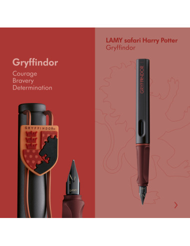 LAMY Safari Harry Potter Fountain Pen Set – Edição Especial Hogwarts 1241266