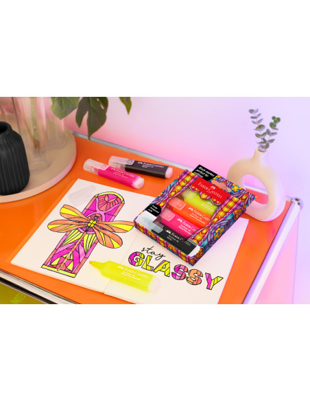Set Marcadores Textliner " Glassy " SF 254693