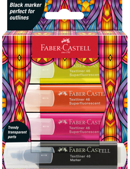 Set Marcadores Textliner " Glassy " SF 254693