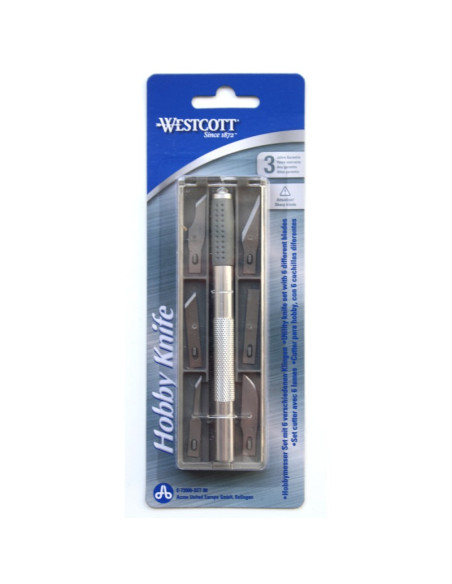 Set Bisturi Hobby Knife C/6 Laminas E73000
