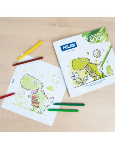 Livro de Colorir Milan Dino Land 54218GC03