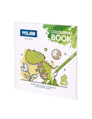 Livro de Colorir Milan Dino Land 54218GC03