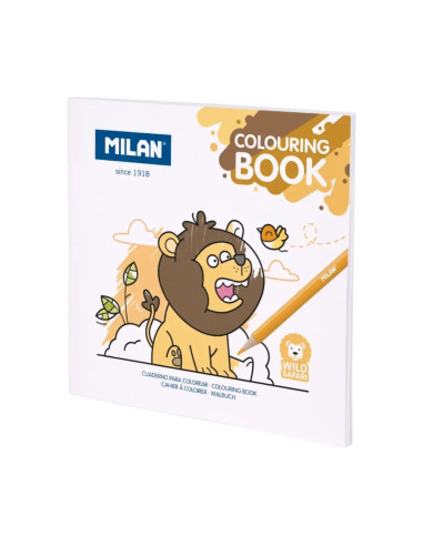 Livro de Colorir Milan Wild Safari 54218GC01