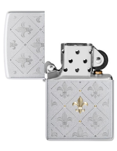 Isqueiro Zippo Armor Flor-de-lis Design 60007687