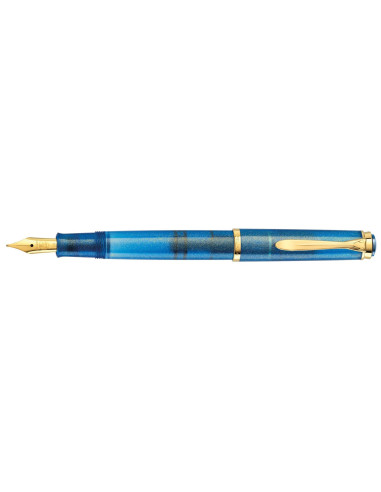 Caneta Pelikan Classic M200 Golden Lapis Lazuli 826075