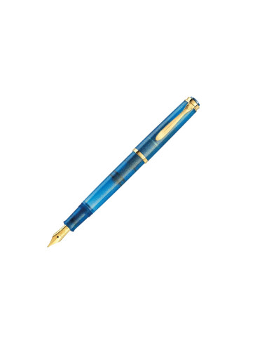 Caneta Pelikan Classic M200 Golden Lapis Lazuli 826075