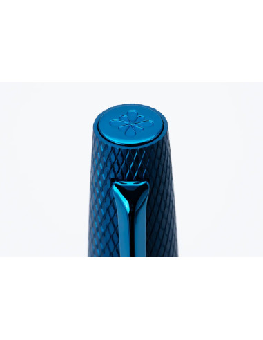 Rollerball Diplomat Viper Blue Guilloche  D41302030