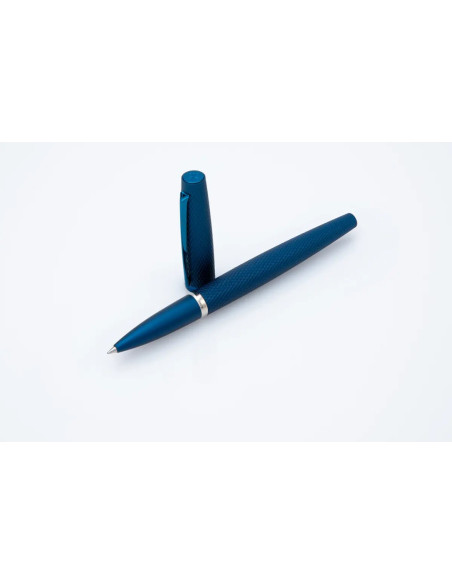 Rollerball Diplomat Viper Blue Guilloche  D41302030