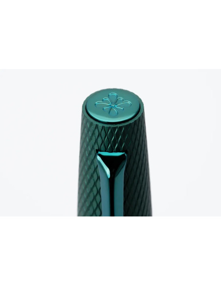 Rollerball Diplomat Viper Green Guilloche D41304030