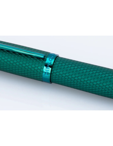 Rollerball Diplomat Viper Green Guilloche D41304030