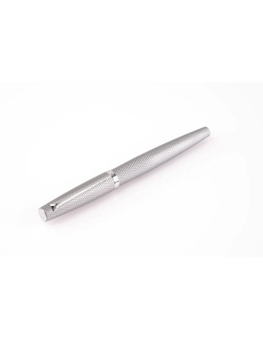 Caneta Diplomat Viper Silver Guilloche F/M D41305023