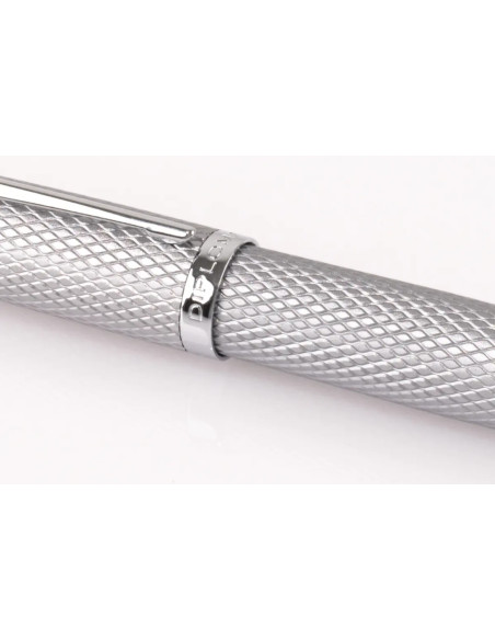 Caneta Diplomat Viper Silver Guilloche F/M D41305023