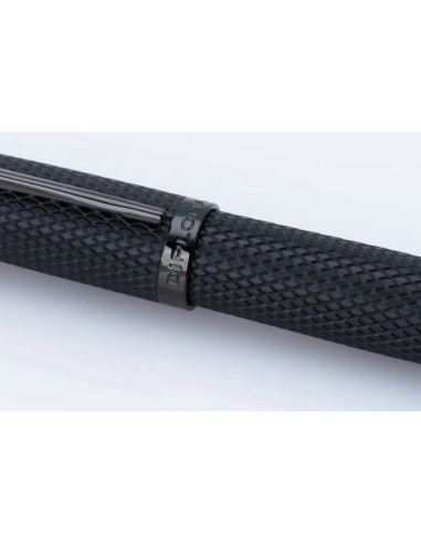 Caneta Diplomat Viper Black Guilloche F/M D41301023