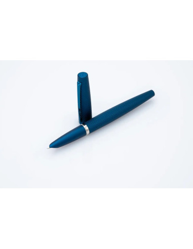 Caneta Diplomat Viper Blue Guilloche F/M D41302023
