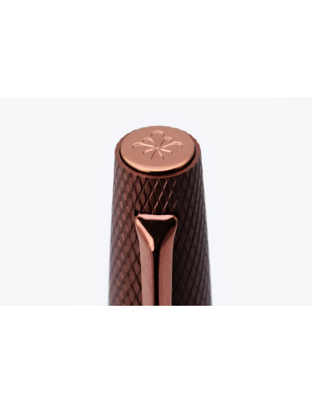 Caneta Diplomat Viper Brown Guilloche F/M D41303023