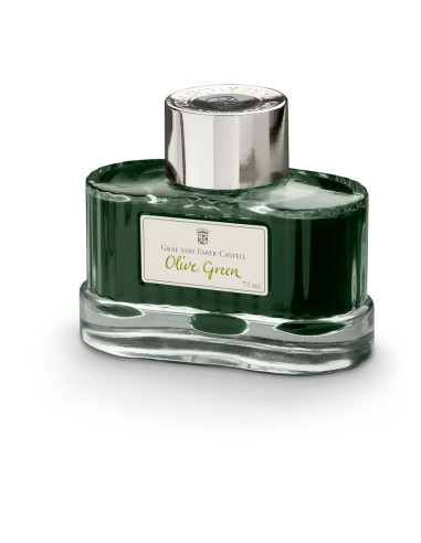 Tinteiro Graf Von Faber-Castell 75ml. Verde Azeitona 141015