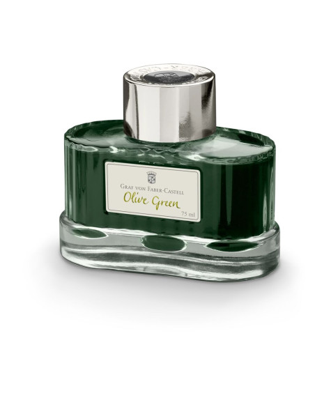 Tinteiro Graf Von Faber-Castell 75ml. Verde Azeitona 141015