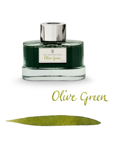 Tinteiro Graf Von Faber-Castell 75ml. Verde Azeitona 141015