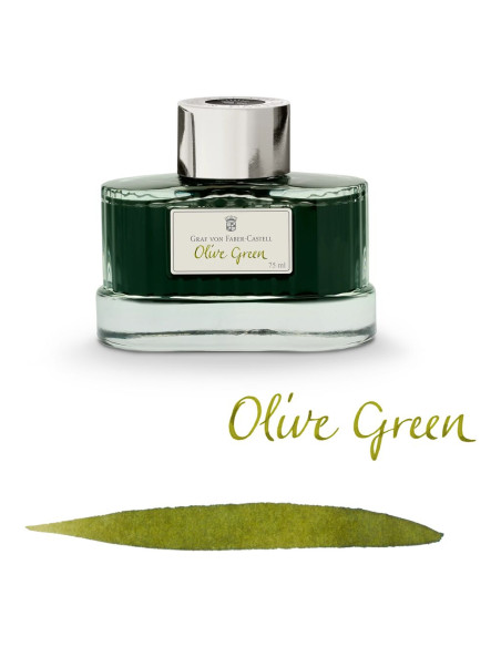 Tinteiro Graf Von Faber-Castell 75ml. Verde Azeitona 141015