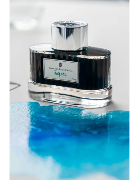Tinteiro Graf Von Faber-Castell 75ml. Turquoise 141010