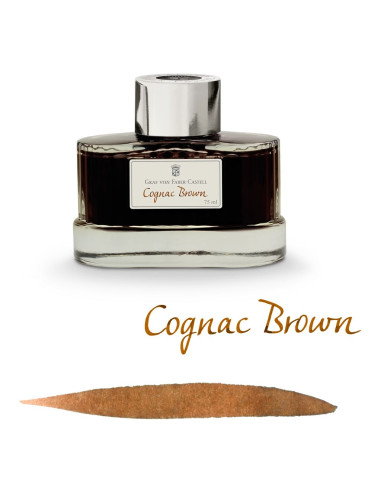 Tinteiro Graf Von Faber-Castell 75ml. Castanho Cognac 141016