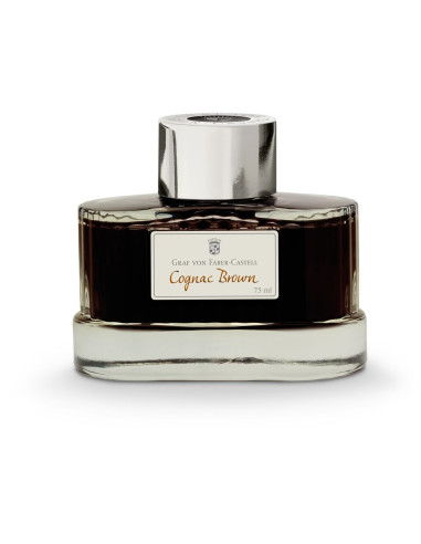 Tinteiro Graf Von Faber-Castell 75ml. Castanho Cognac 141016