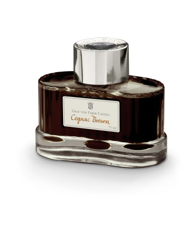 Tinteiro Graf Von Faber-Castell 75ml. Castanho Cognac 141016