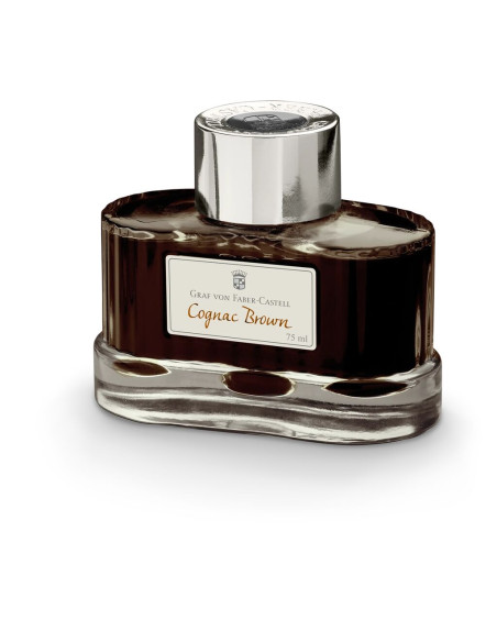 Tinteiro Graf Von Faber-Castell 75ml. Castanho Cognac 141016