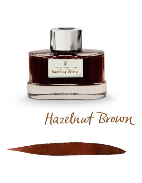 Tinteiro Graf Von Faber-Castell 75ml. Castanho Avelã 141002