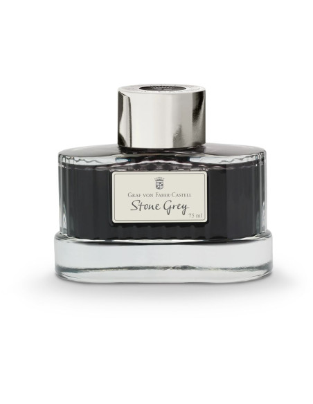 Tinteiro Graf Von Faber-Castell 75ml. Cinza Pedra 141003