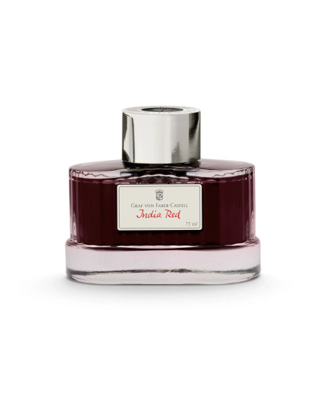 Tinteiro Graf Von Faber-Castell 75ml. Vermelho Índia 141019