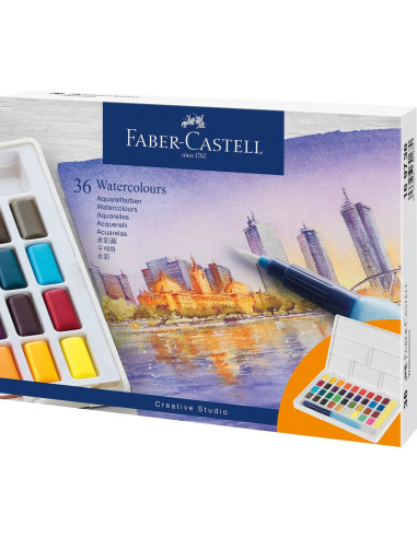 Aquarela Faber-Castell C/36  Pastilhas 169736
