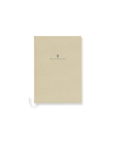 Notebook Capa de linho A5 Graf Von Faber-Castell Cast. Dourado 188626
