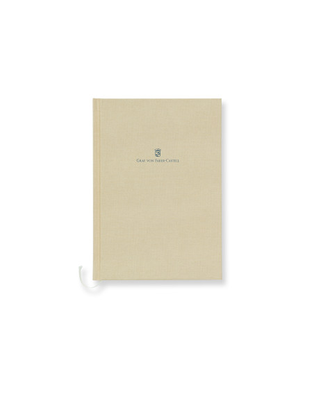 Notebook Capa de linho A5 Graf Von Faber-Castell Cast. Dourado 188626