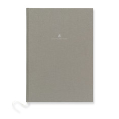 Notebook Capa de linho A4 Graf Von Faber-Castell Cinza Pedra 188632