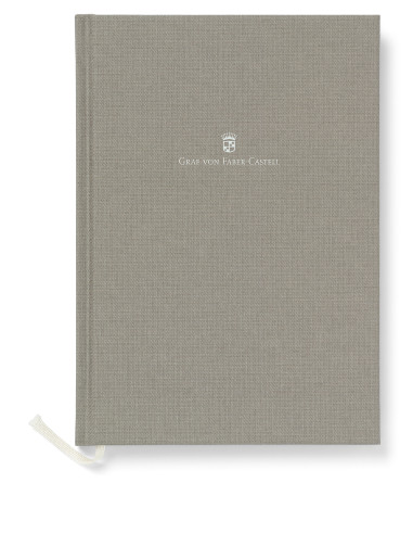Notebook Capa de linho A5 Graf Von Faber-Castell Cinza Pedra 188633