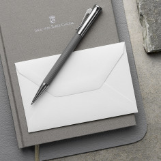 Notebook Capa de linho A5 Graf Von Faber-Castell Cinza Pedra 188633 2