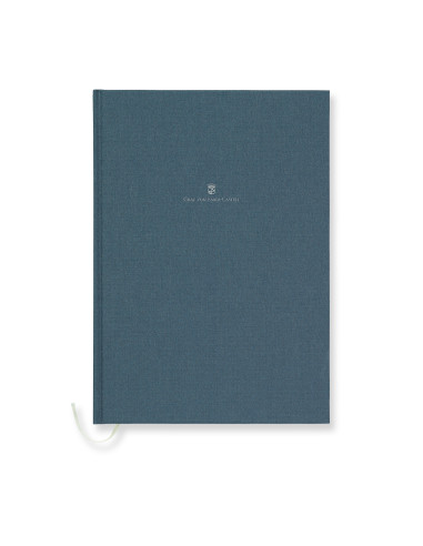 Notebook Capa de linho A4 Graf Von Faber-Castell Azul 188635