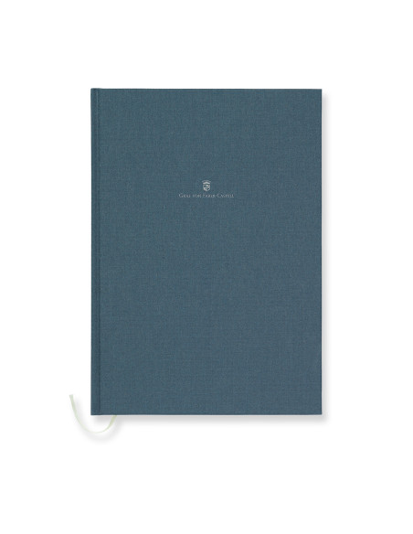 Notebook Capa de linho A4 Graf Von Faber-Castell Azul 188635