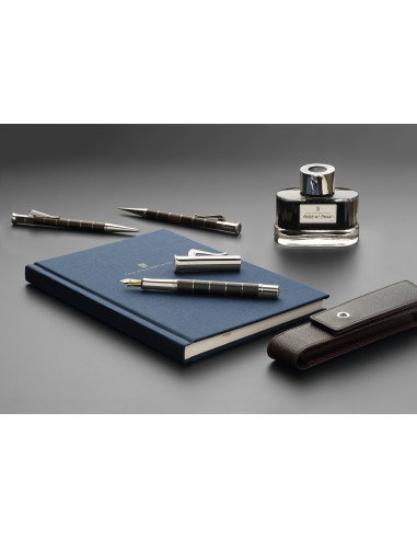 Notebook Capa de linho A4 Graf Von Faber-Castell Azul 188635