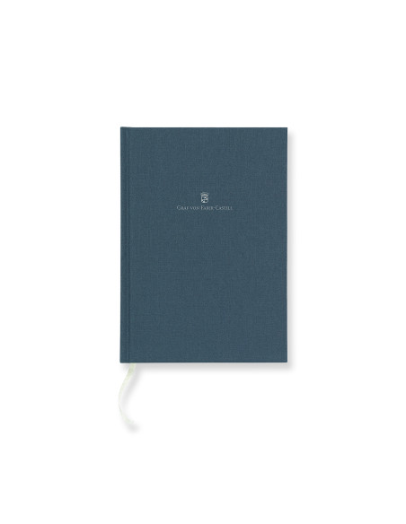 Notebook Capa de linho A5 Graf Von Faber-Castell Azul 188636