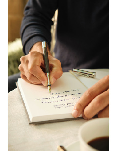 Notebook Capa de linho A5 Graf Von Faber-Castell Azul 188636