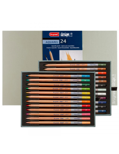 Lápis Bruynzeel Design Aquarel C/24 8835H24