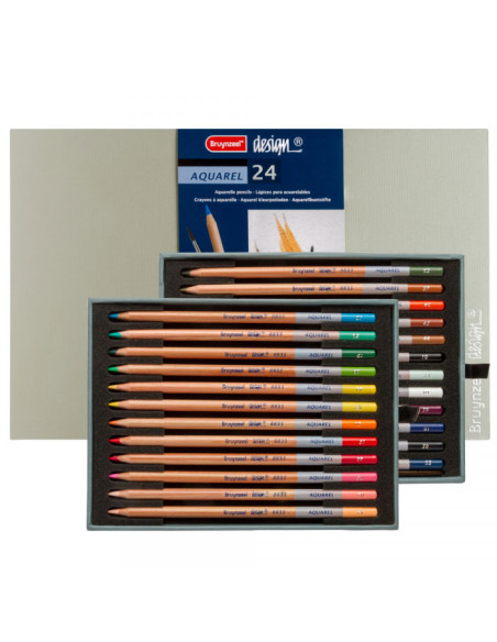 Lápis Bruynzeel Design Aquarel C/24 8835H24